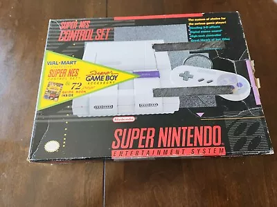 Super Nintendo Entertainment System SNES Control Set Console Box Only Display • $99.99