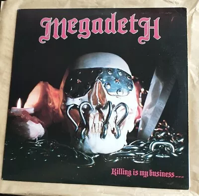 Megadeth - Killing Is My Business... Vinyl LP Combat 1985 NM • $329.99