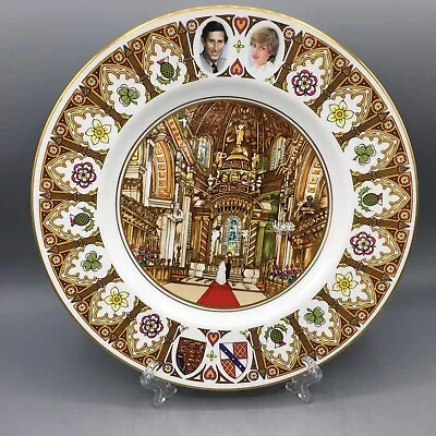 : Limited Edition Coalport Prince Of Walse Diana Wedding Plate 27.5cm . • £14.95