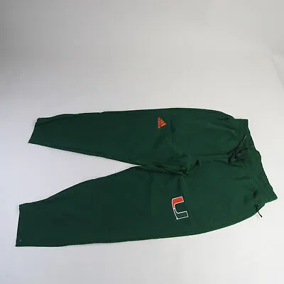 Miami Hurricanes Adidas Athletic Pants Men's Green New • $54.99