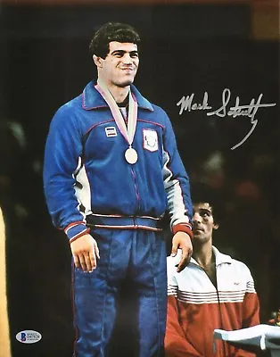 Mark Schultz Signed 11x14 Photo BAS COA 1984 Olympic Wrestling Picture Autograph • $89.99