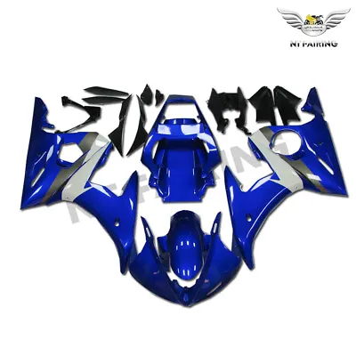 $469.99 • Buy FU Fairing ABS Blue White Injection ABS Fit For Yamaha YZF R6 2003 2004 2005 V0l