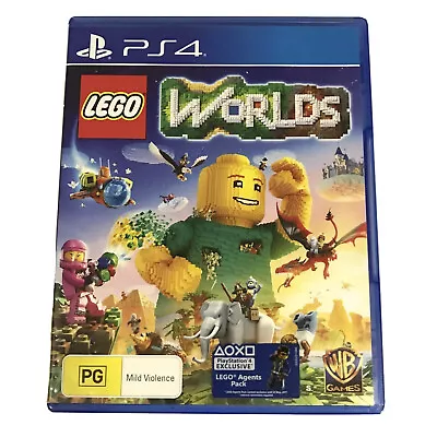 LEGO WORLDS PS4 Complete With Manual Lego Video Game Merchandise Collectable • $14.99