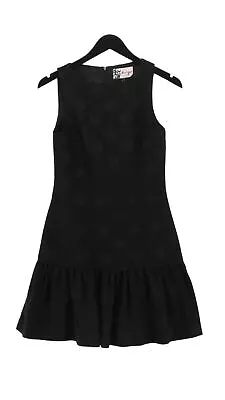 Boutique By Jaeger Women's Midi Dress UK 6 Black Viscose • £12.80