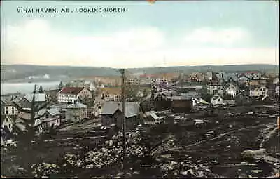 Vinalhaven ME Looking North C1910 Postcard • $6.92