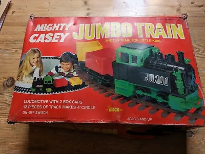 Mighty Casey Jumbo Train Set By Illco - Boxed • $62.16