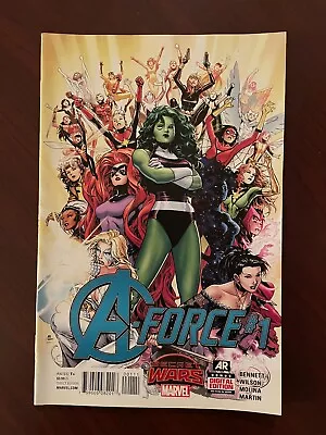 A-Force #1 (Marvel Comics 2015) She-Hulk Dazzler Captain Marvel Spider-Woman • $8.99