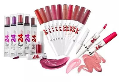 Maybelline 24 Hour Superstay Lip Color Lipstick Dual Ended - Choose Your Shade • £8.99