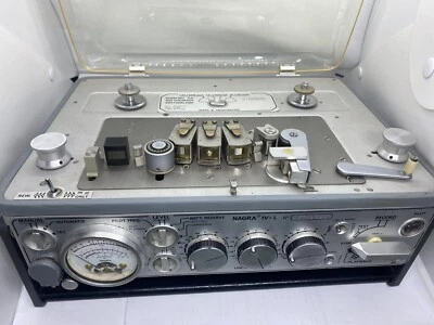 Vintage Nagra IV-L Reel To Reel Tape Recorder Fully Working Swiss Made  ( Rare ) • £985.61