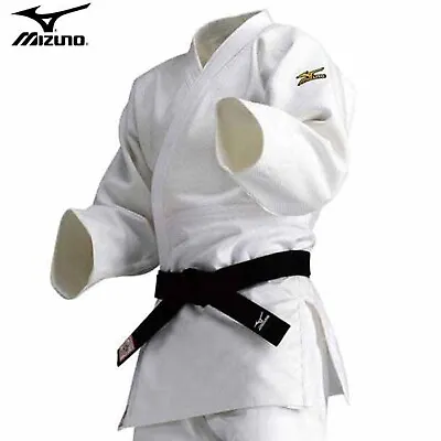 MIZUNO Judo Gi Jacket Judogi YUSHO White IJF Official Approved 22JM5A1801 • $137.99