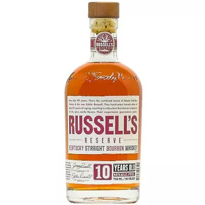 Russell S Reserve 10 Year Old Kentucky Straight Bourbon Whiskey 750mL Bottle • $87.32