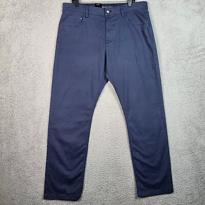 Calvin Klein Royal Navy Men's Casual Straight Leg Pants Size 36W 32L • $24.99