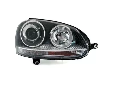 $312.25 • Buy Vw Golf 5 2003-2009 Black Vp1400p Right Headlight Rht 