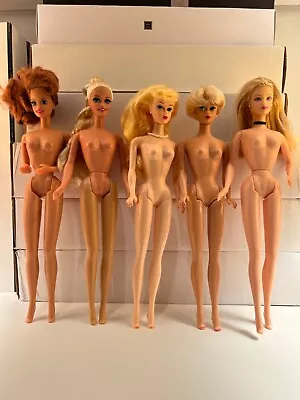 5 Collector Edition Barbie Dolls Unclothed Barbie Doll Mattel 90s • $15