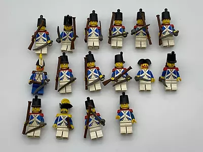 Lego Lot 16 Imperial Bluecoat Soldiers Army Minifigures Muskets Swords Figures • $125