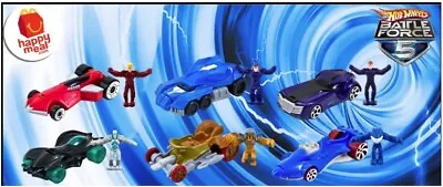 2010 Hot Wheels Battle Force 5 Mcdonalds Happy Meal Toys - U - Pick • $3.99