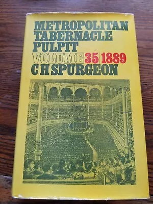 Metropolitan Tabernacle Pulpit Vol. 35/1889 Charles Spurgeon 1970 Publication • $45.99
