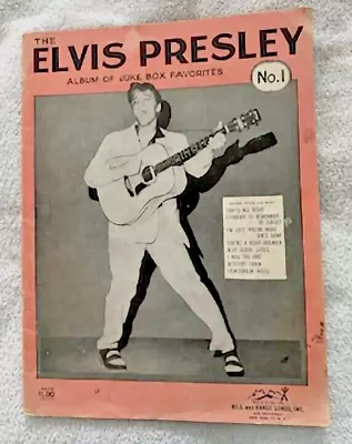 Vintage 1956 Elvis Presley Album Of Juke Box Favorites No. 1 (Music & Photos) • $5