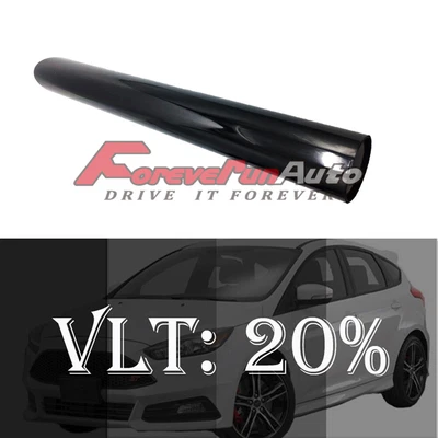 $89.90 • Buy New 40 X100FT 20% VLT Shade 2Ply Window Tint Film Roll 20%