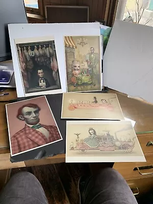 Mark Ryden The Gay 90’s Lot Of 5 Lincoln Prints Porterhouse Fine Arts Edition • $11.50