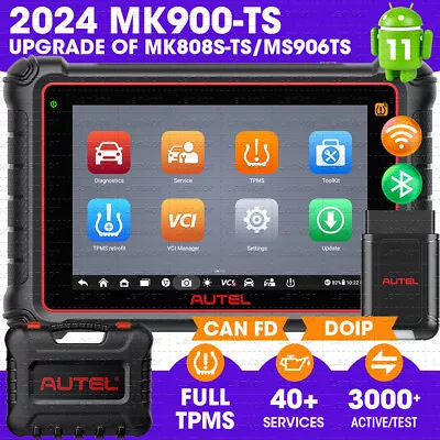 2024 Autel MaxiCOM MK900TS MK900-TS Full TPMS Diagnostic Bi-directional Scanner • $849