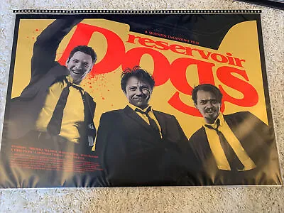 Quentin Tarantino Reservoir Dogs Movie Poster Screenprint Marko Manev 1/1 Gold • $125