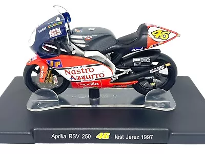 1:18 Scale Valentino Rossi Model Aprilia RSV 250 GP Test Bike Jerez 1997 Model • £13.49