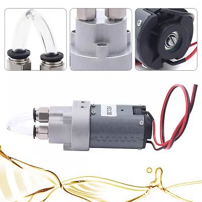 12V Micro Gear Electric Oil Pump Waster Oil Self-suction Transfer Pump 23W 65db • $61