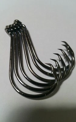 6/0 Quality Chemically Sharpened Octopus  Circle Hooks 65pack  • $12.99