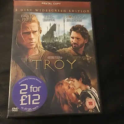 Troy (DVD 2004) Ex Rental • £1.80