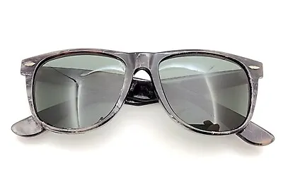 Vintage B&L Ray Ban Bausch & Lomb G15 Gray Marbled Wayfarer II Damaged • $114.99