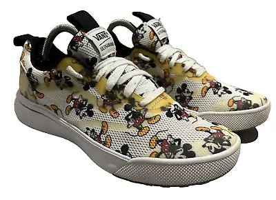 RareVans Disney Off The Wall Mickey Mouse  Trainers Shoes Ultracush Lite Sz 7.5 • £44.99