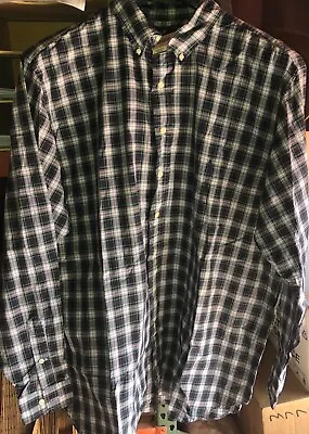 Ralph Lauren Plaid Dress Shirt Summer Weight Soft Collar Style New • $32