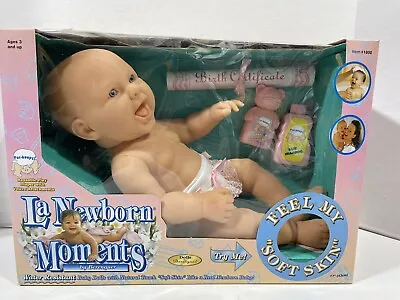 La Newborn Moments By Berenguer 17” Soft Skin Baby Doll Girl 1998 Vintage NIB • $39.99