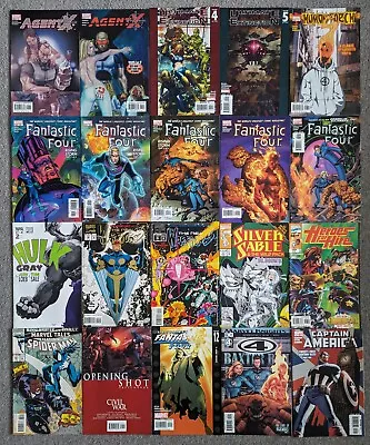 Marvel 20 X Mixed Random Comics Bundle Job Lot Fantastic Four Agent-X  • £15.99