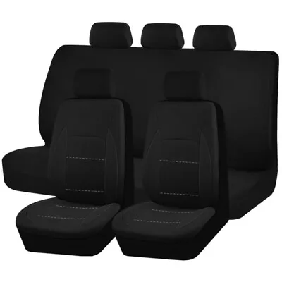 5-Sits Car Seat Covers Protector Front Rear Full Cushion For Sedan Accessories • $25.83