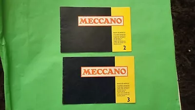 Meccano 1974 Instruction Manual Sets 2 AND 3 • £4.95
