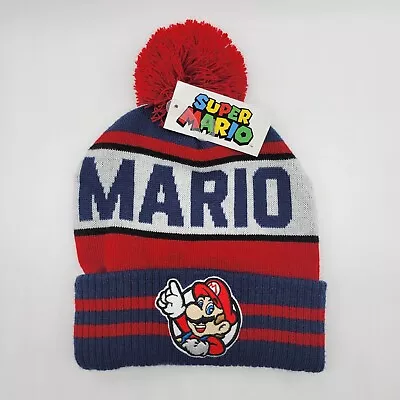 Official Nintendo Licensed Super Mario Bros. Embroidered Beanie Winter Hat - NES • $19.99