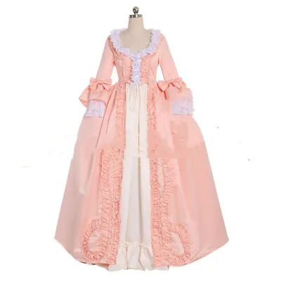 18th Century Marie Antoinette Victorian ROCOCO Gown Cosplay Ball Dress  • £75.60