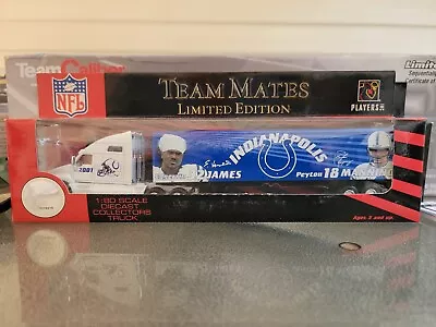 Indianapolis Colts Edgerrin Manning 2001 Tractor Trailer Peterbilt • $10