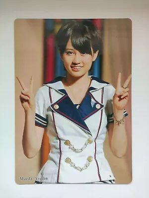 Maeda Atsuko Cute Girl Two Side Plastic Photo Size 7.4 X10.2  Good Condition • $9.99