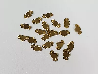 Dollhouse Drawer Pulls Victorian Style Gold Metal 20 Pieces 1:12 Scale Miniature • $7.49