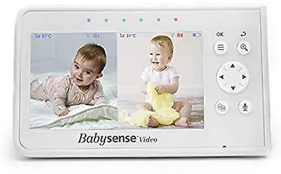 Babysense Split Screen Parent Unit For Video Baby Monitor V43 • £57.12