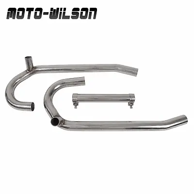 For  BMW Airhead R75 R80 R90 R100 Front Exhaust Pipe Header Stainless  38MM • $95