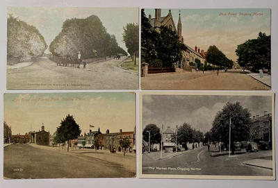 £3 • Buy 4 Chipping Norton Post Cards Early 1900's