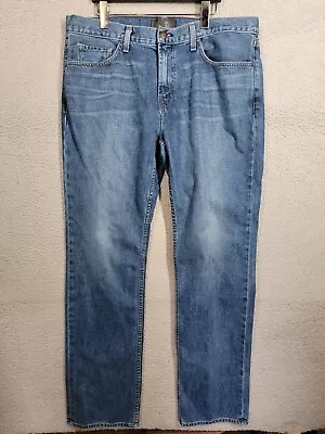 J Brand Jeans Mens 38x32 Blue Medium Wash Denim Slim Straight Kane • $16.50