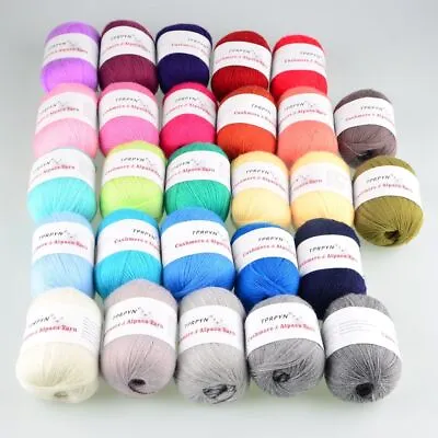 Mink Wool Yarn 10Pcs=500g Cashmere Hand Knitting Yarns Crochet Wools Line Thread • $48.22