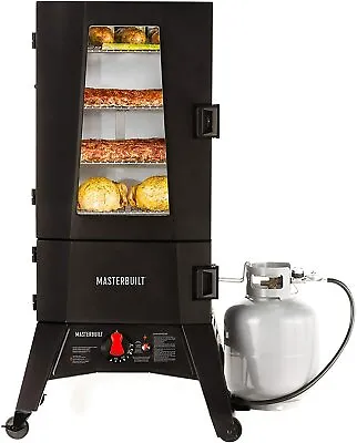 Masterbuilt Vertical Propane Gas Backyard 15750 BTU Barbecue Meat Wood Smoker • $824.89