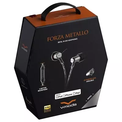 Headphones With In-Line Mic And Remote Control (V-MODA Forza In-Ear) • $30