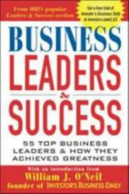 Business Leaders And Success: 55 Top Business L- 9780071426800 Paperback Daily • $4.11